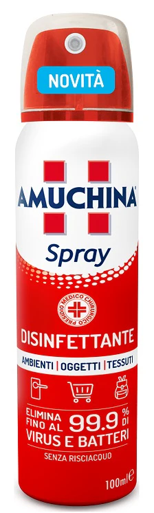 AMUCHINA SPRAY PER AMBIENTI OGGETTI TESSUTI 100 ML