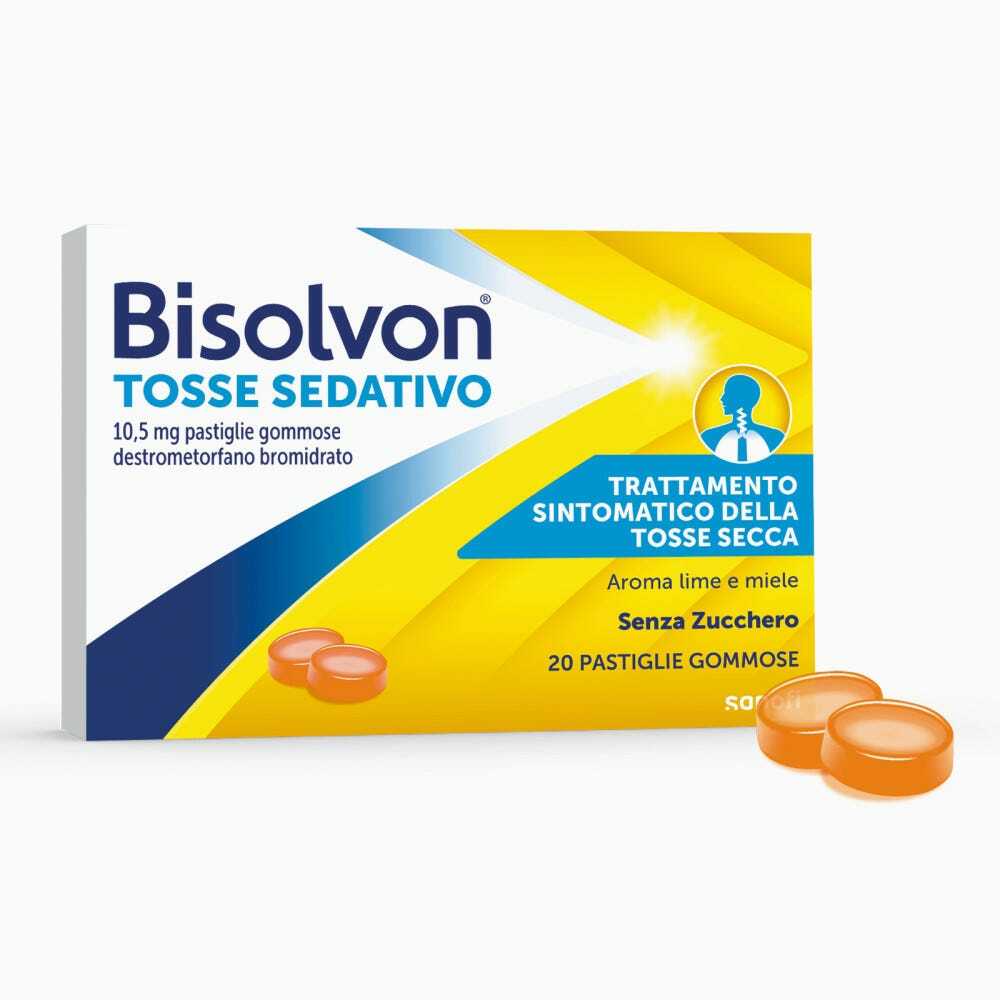 BISOLVON TOSSE SEDATIVO 20 PASTIGLIE GOMMOSE DA 10,5 MG