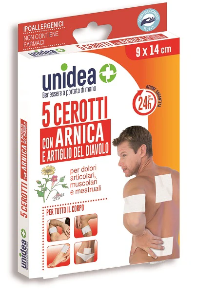 CEROTTO ANTIREUMATICO ALL'ARNICA 9X14 CM 5 PEZZI