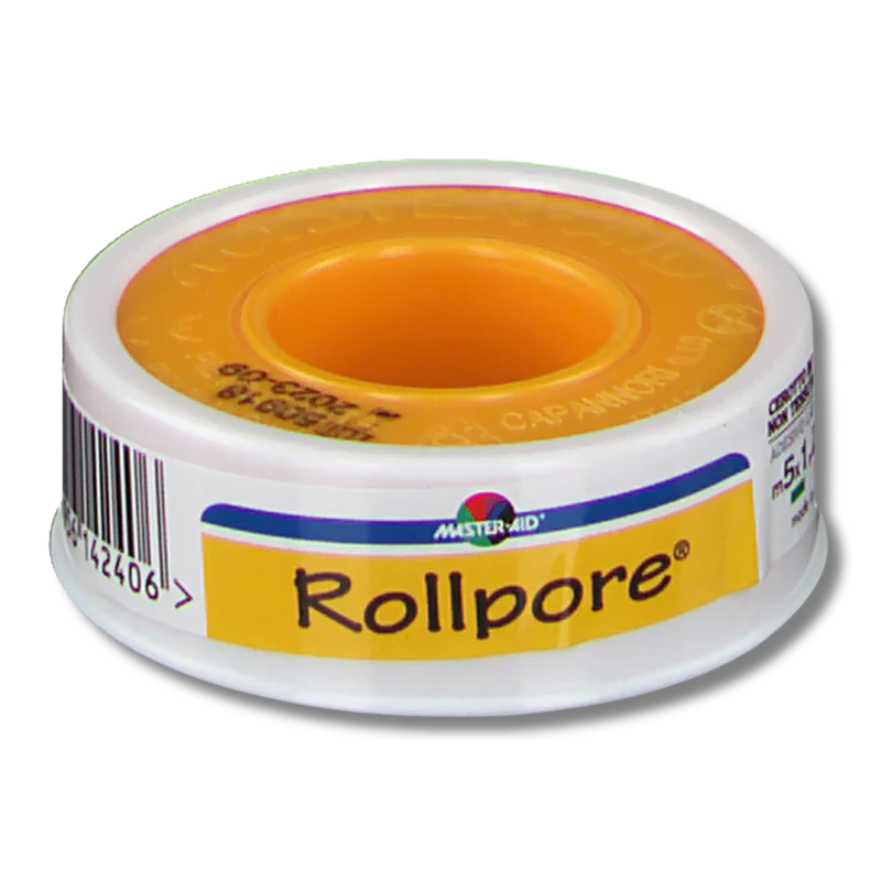 CEROTTO IN ROCCHETTO MASTER-AID ROLLPORE TESSUTO NON TESSUTO5X1,25
