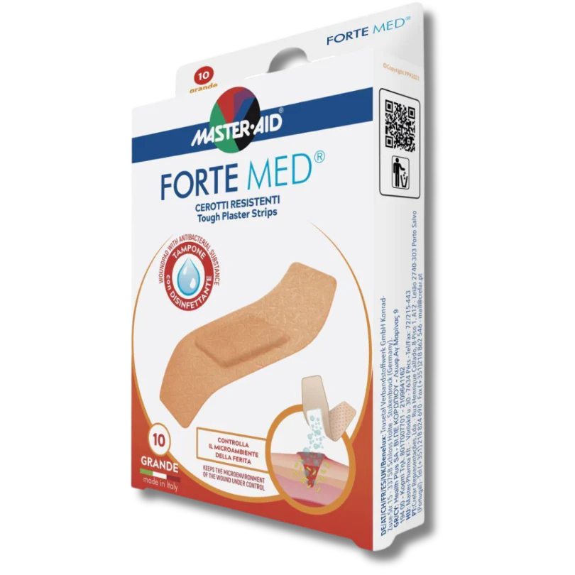 CEROTTO MASTER-AID FORTE MED GRANDE 10 PEZZI