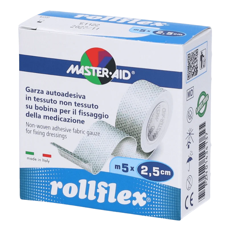 MASTER-AID GARZA AUTOADESIVA ROLLFLEX M 5 X 2,5 CM - Image 2