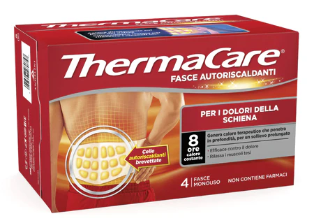 THERMACARE FASCE AUTORISCALDANTI PER LA SCHIENA - 4 FASCE