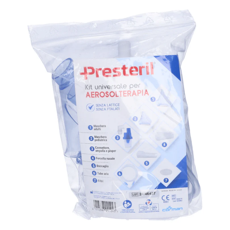 PRESTERIL KIT UNIVERSALE PER AEROSOL