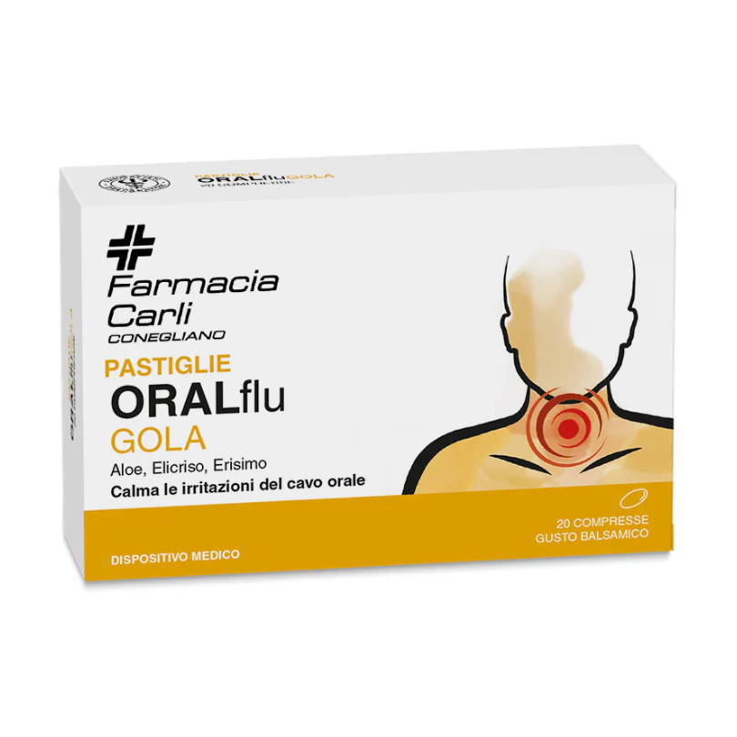ORALFLU GOLA 20 COMPRESSE