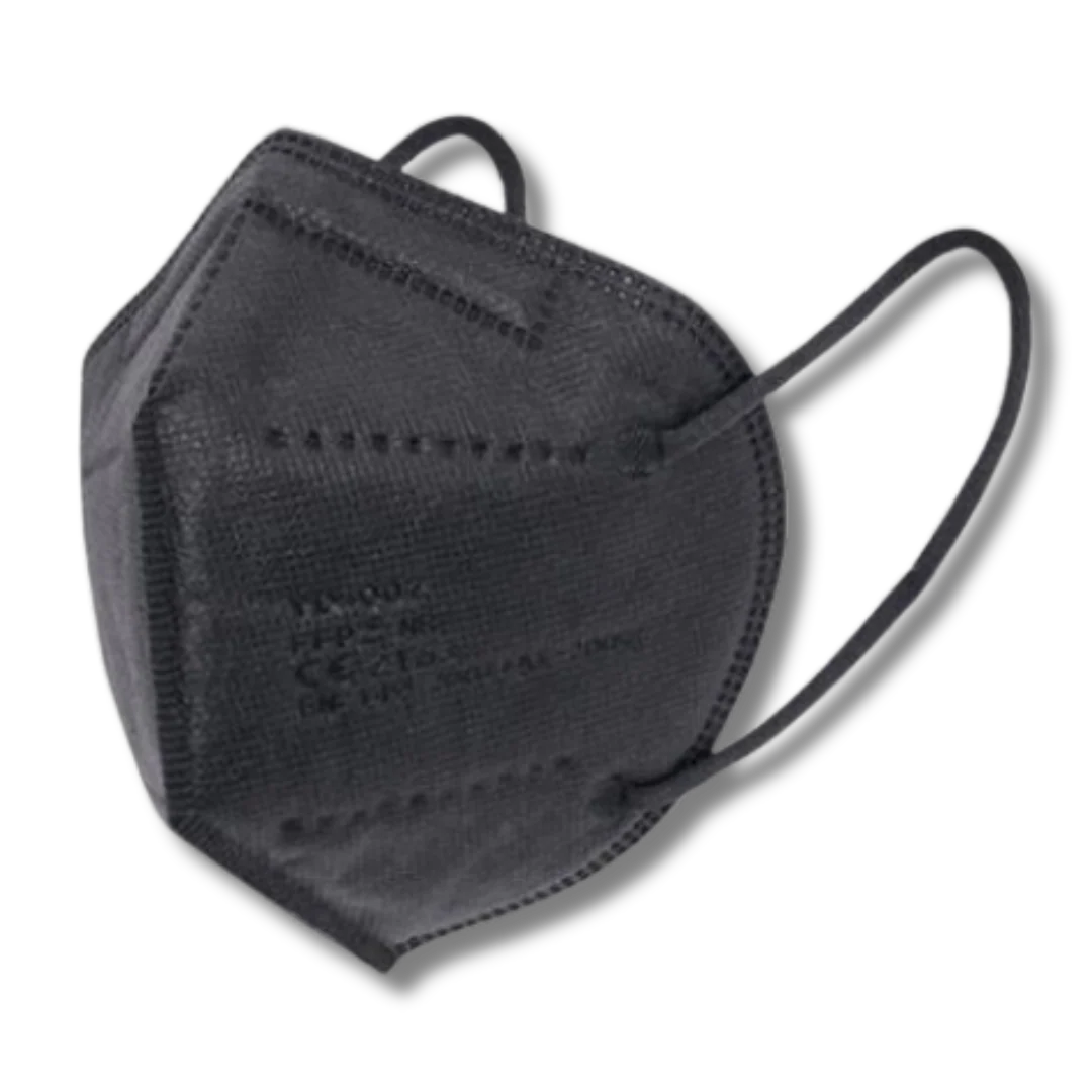 MASK004 MASCHERINA FFP2 NERO 1 PEZZO