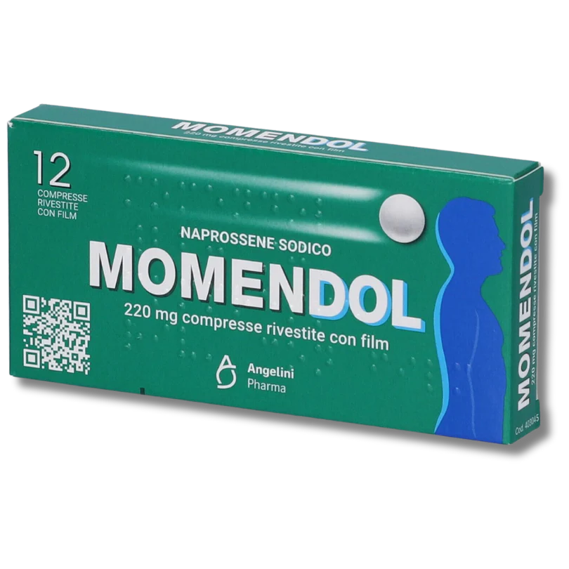 MOMENDOL 12 COMPRESSE RIVESTITE DA 220 MG