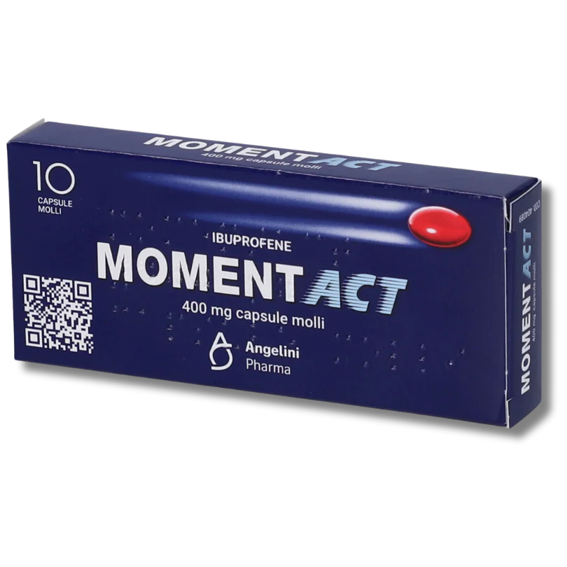 MOMENTACT 10 CAPSULE MOLLI DA 400 MG