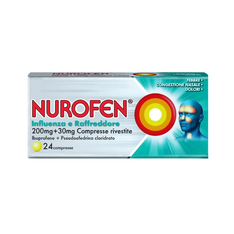 NUROFEN INFLUENZA E RAFFREDDORE 24 COMPRESSE RIVESTITE