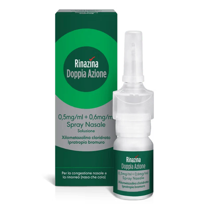RINAZINA DOPPIA AZIONE SPRAY NASALE DA 10 ML