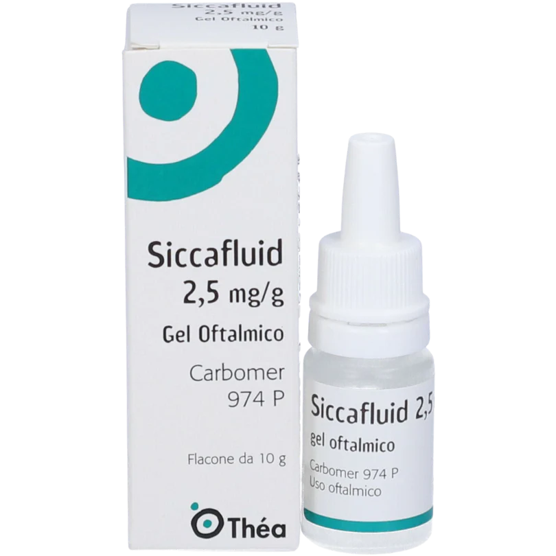 SICCAFLUID*gel oftalmico 10 g 2,5 mg/g