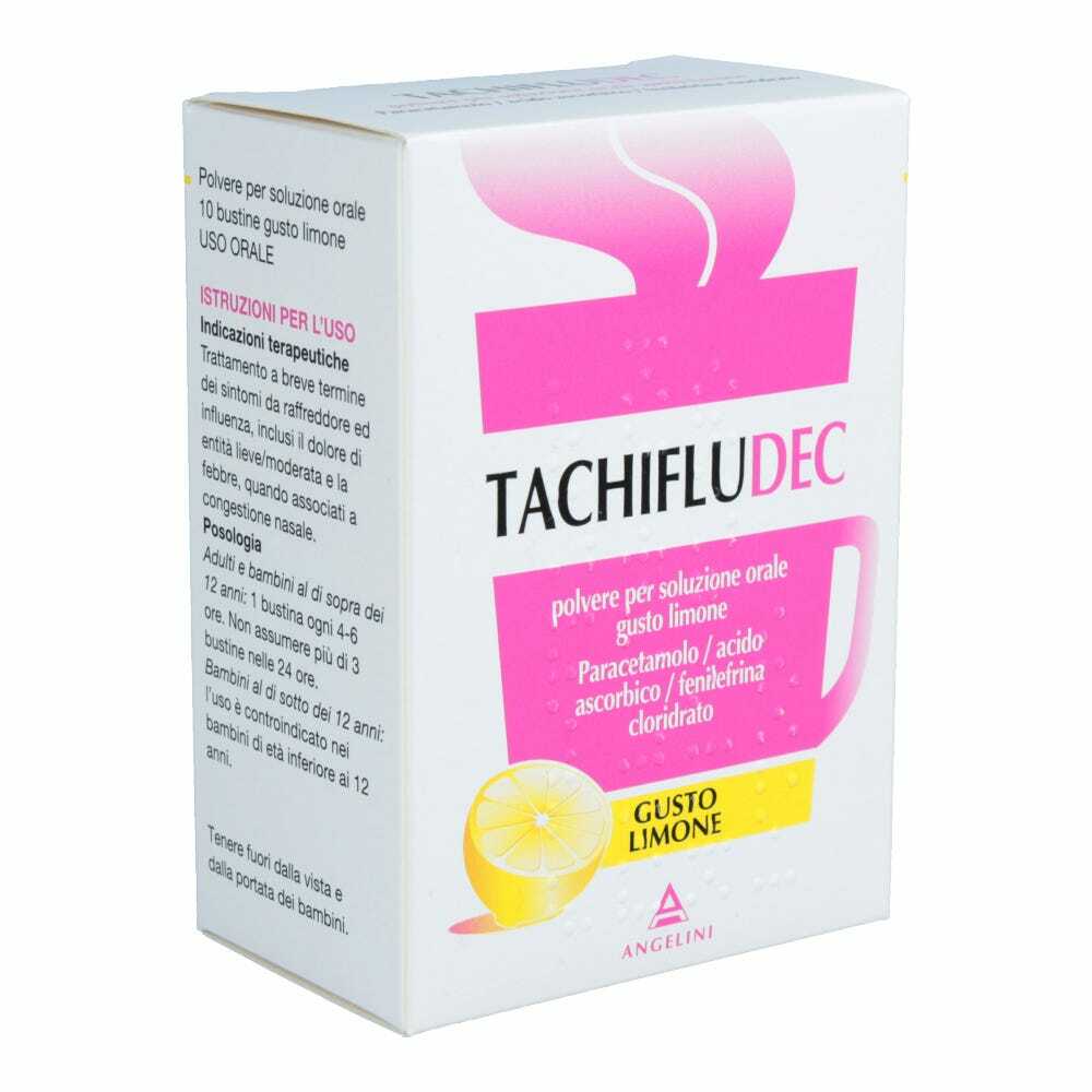 TACHIFLUDEC 10 BUSTINE AL GUSTO LIMONE