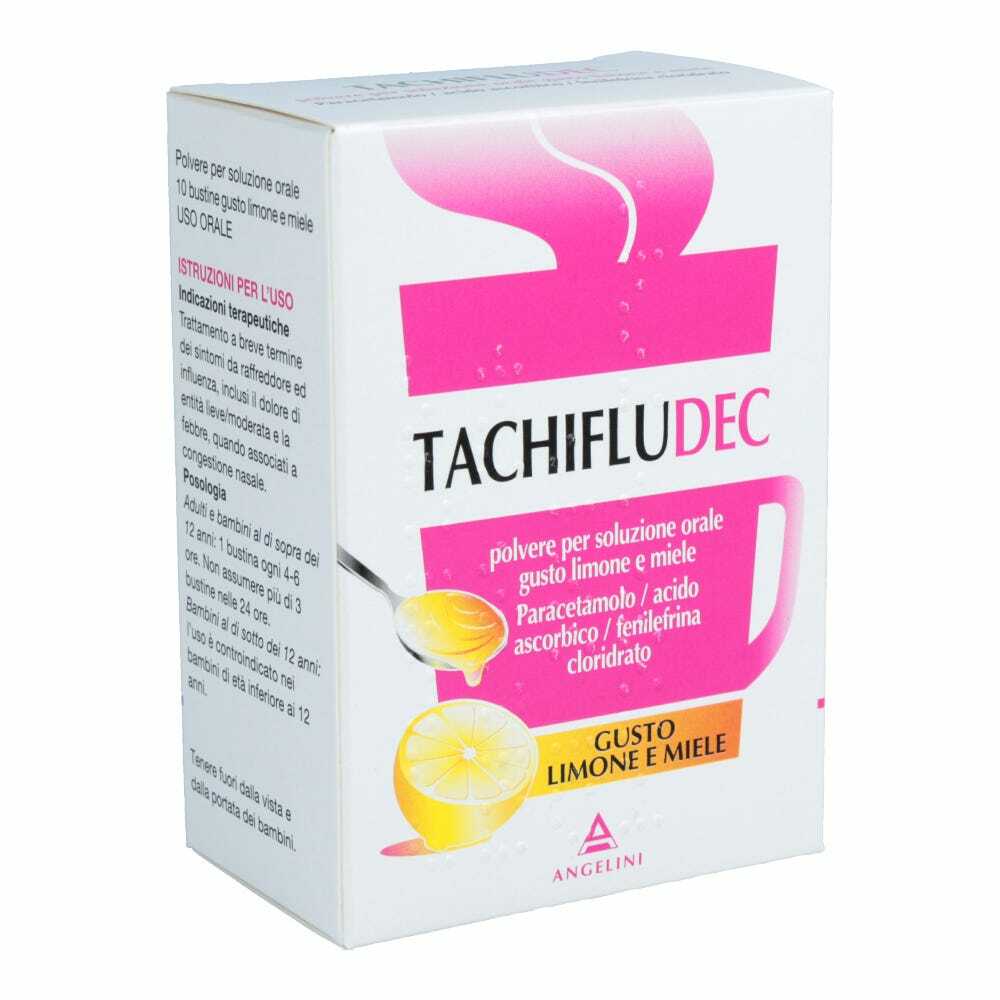TACHIFLUDEC 10 BUSTINE AL GUSTO LIMONE E MIELE