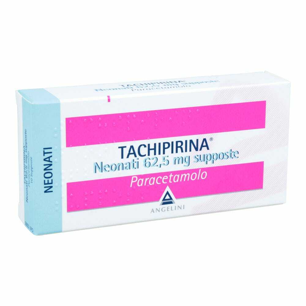 TACHIPIRINA SUPPOSTE PER NEONATI - 10 SUPPOSTE DA 62,5 MG
