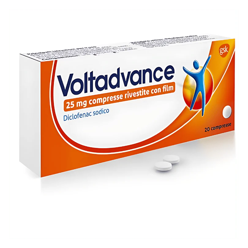 VOLTADVANCE 10 COMPRESSE RIVESTITE DA 25 MG