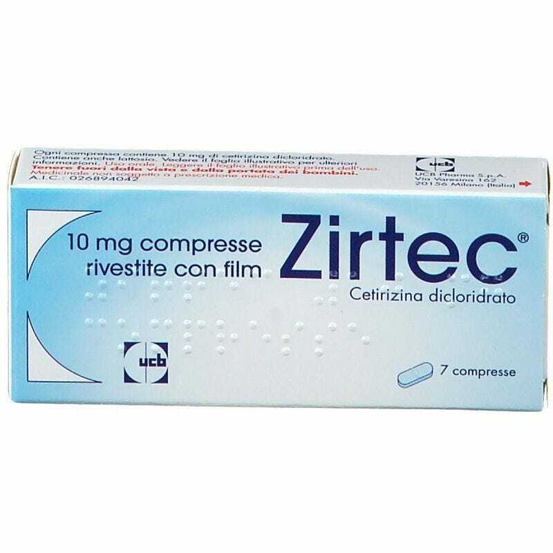 ZIRTEC 7 COMPRESSE RIVESTITE DA 10 MG